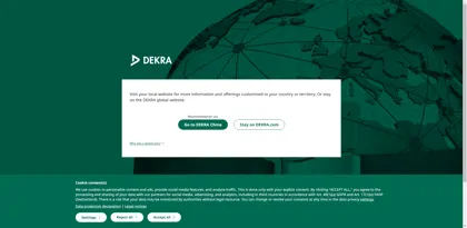 Screenshot of DEKRA Akademie GmbH