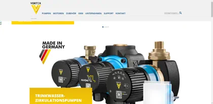 Screenshot of Deutsche Vortex GmbH & Co. KG