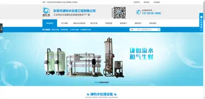 Screenshot of Dongguan Qianhe Water Treatment Engineering Co., Ltd