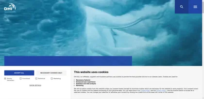 Screenshot of DHI-WASY GmbH