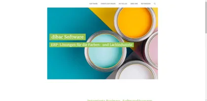 Screenshot of dibac Software GmbH