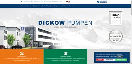 Screenshot of DICKOW PUMPEN KG