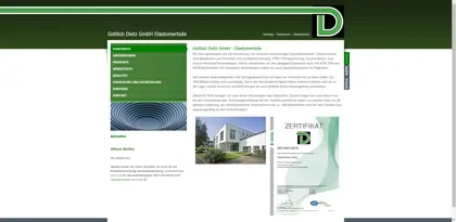 Screenshot of Gottlob Dietz GmbH