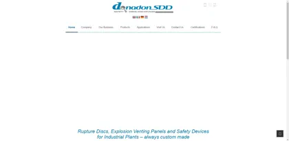 Screenshot of Donadon SDD Srl