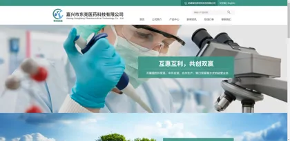 Screenshot of Jiaxing City Dongliang Pharmaceutical Technology Co., Ltd