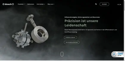 Screenshot of Dosch Messapparate GmbH