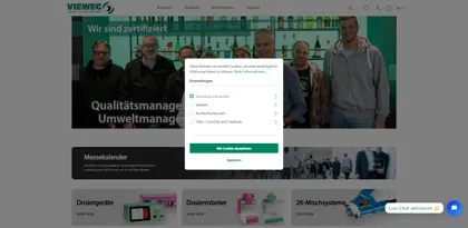 Screenshot of Vieweg GmbH