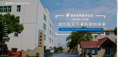 Screenshot of Taizhou Dapeng Pharmaceutical Co., Ltd