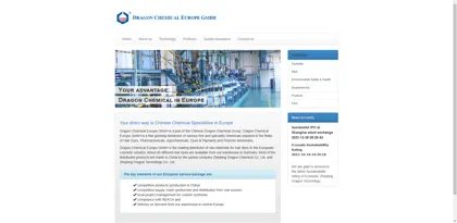 Screenshot of Dragon Chemical Europe GmbH