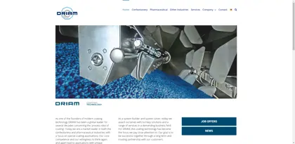 Screenshot of DRIAM Anlagenbau GmbH