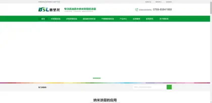 Screenshot of Dongguan Deshenglong Coating Co., Ltd.