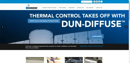 Screenshot of Dunmore Europe GmbH