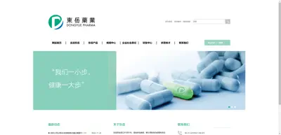 Screenshot of Qidong Dongyue Pharmaceutical Co., Ltd