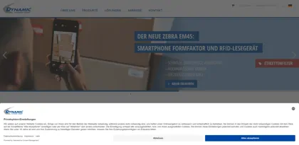 Screenshot of Dynamic Systems GmbH