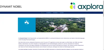 Screenshot of Dynamit Nobel GmbH