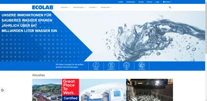 Screenshot of ECOLAB Engineering GmbH