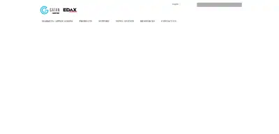 Screenshot of AMETEK GmbH - EDAX Division