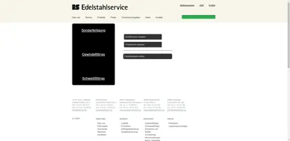 Screenshot of Edelstahlservice Sulz GmbH