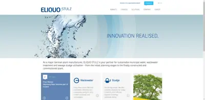 Screenshot of ELIQUO-STULZ GmbH