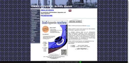 Screenshot of EMAIL-COVER R. Scholz GmbH