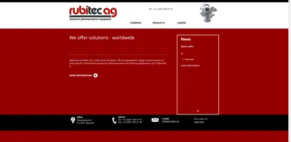 Screenshot of Rubitec AG