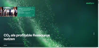 Screenshot of enaDyne GmbH