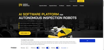 Screenshot of Energy Robotics GmbH