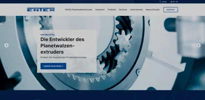 Screenshot of ENTEX - Rust & Mitschke GmbH