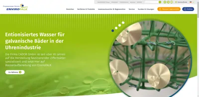 Screenshot of EnviroFALK GmbH