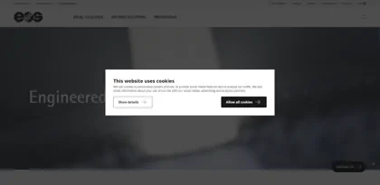 Screenshot of EOS GmbH