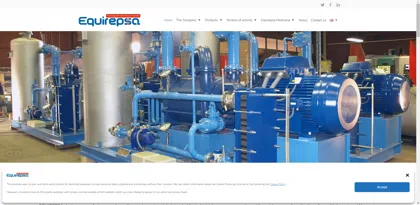 Screenshot of Equirepsa, S.A.