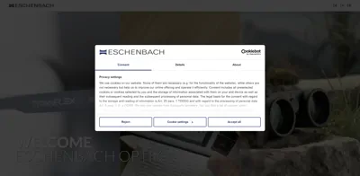 Screenshot of Eschenbach Optik GmbH + Co.