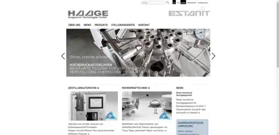 Screenshot of Haage Anagramm Technologien GmbH