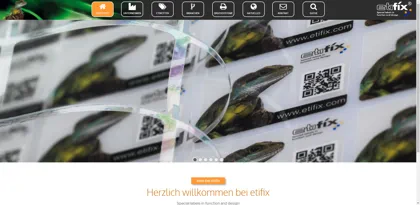 Screenshot of etifix GmbH