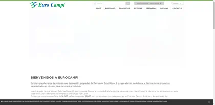 Screenshot of Eurocampi S.A.