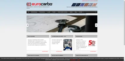 Screenshot of Eurocarbo S.p.A.