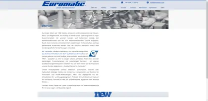 Screenshot of Euromatic GmbH