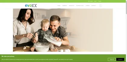 Screenshot of evoxx technologies GmbH