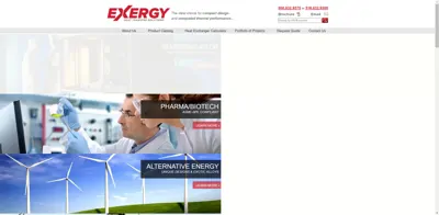 Screenshot of Exergy, LLC