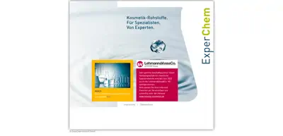 Screenshot of ExperChem Limited