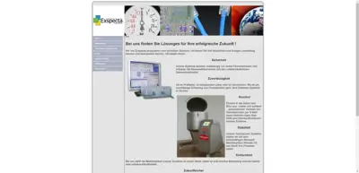 Screenshot of Exspecta GmbH & Co. KG