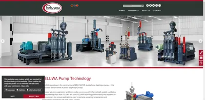 Screenshot of FELUWA Pumpen GmbH