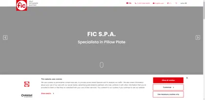 Screenshot of FIC s.p.a.