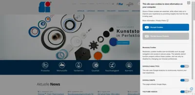 Screenshot of Fietz GmbH