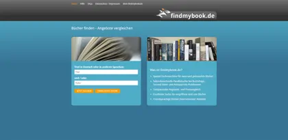 Screenshot of findmybook.de GmbH