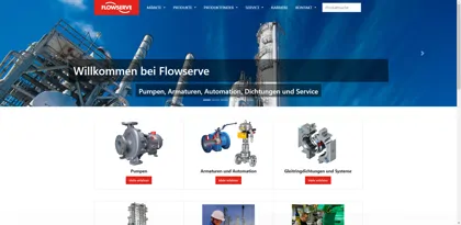 Screenshot of Flowserve SIHI Germany GmbH