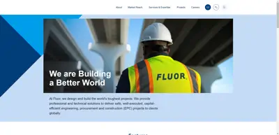 Screenshot of Fluor Corporation