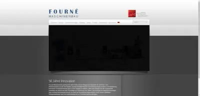 Screenshot of Fourné Maschinenbau GmbH