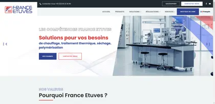 Screenshot of France Etuves SARL