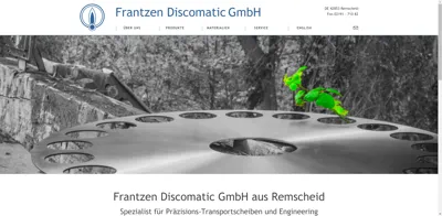 Screenshot of Frantzen Discomatic® GmbH